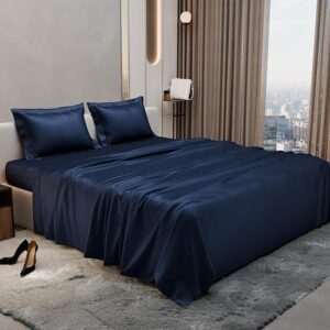 Stoa Paris Double Bedsheet with 2 Pillow Covers, 300 TC UltraSatin Premium Bedding Set