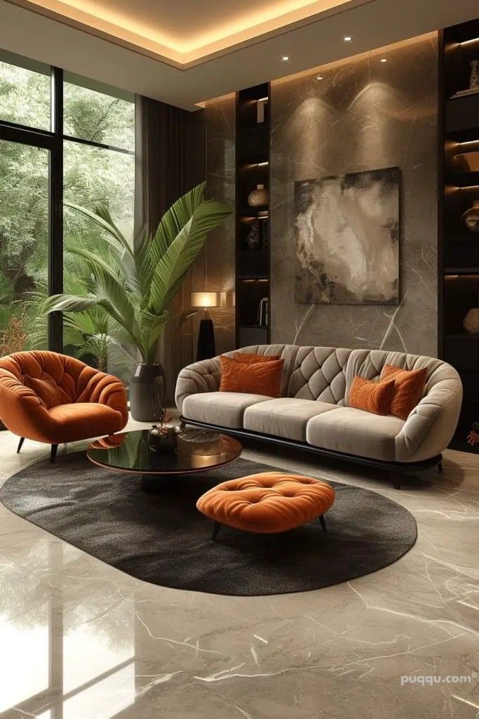 Luxury Home Interior, Living Room Design